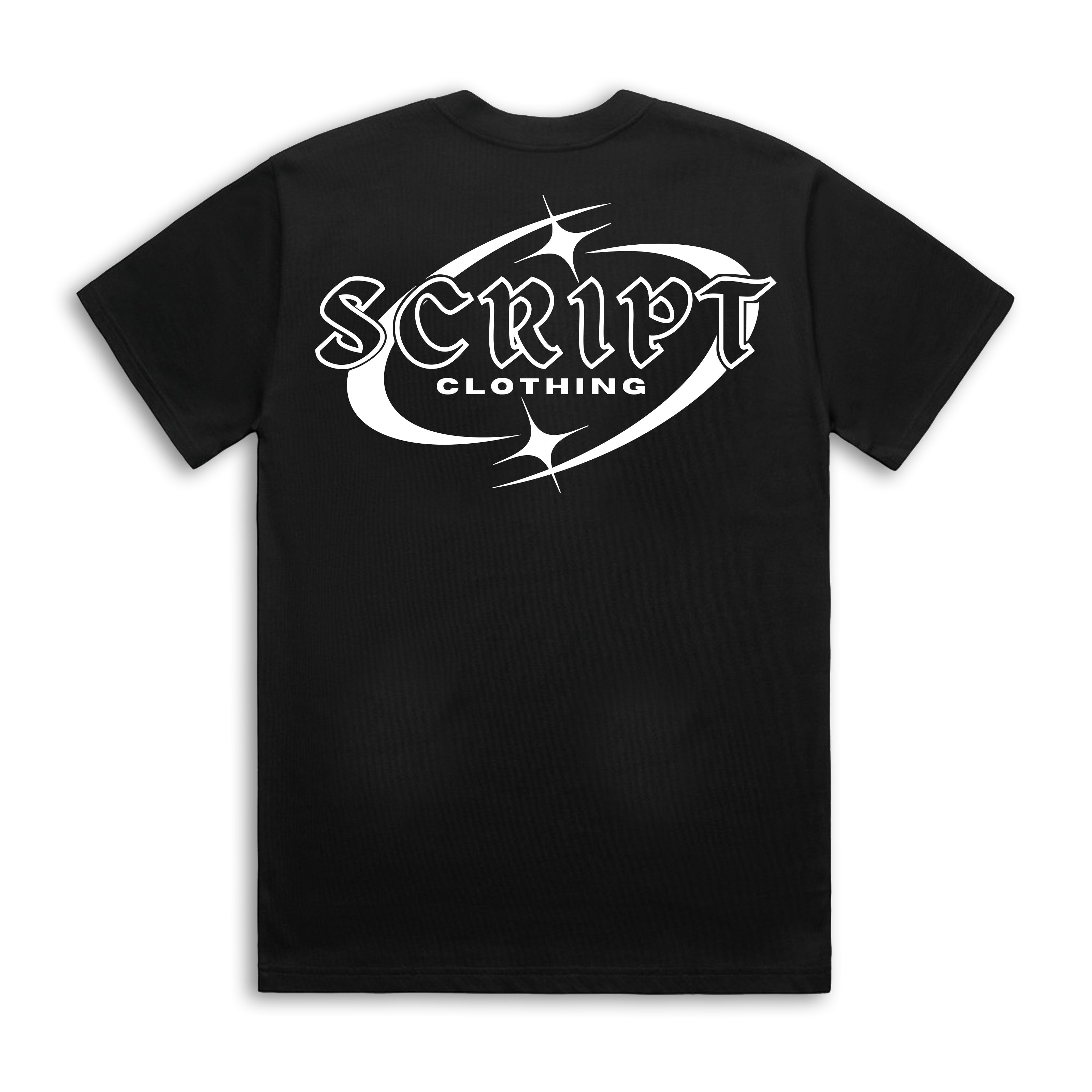 Original Script Black Tee